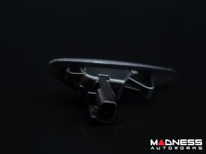 FIAT 124 Front Side Markers - set of 2 - w/ Dynamic LEDs - Crystal Clear